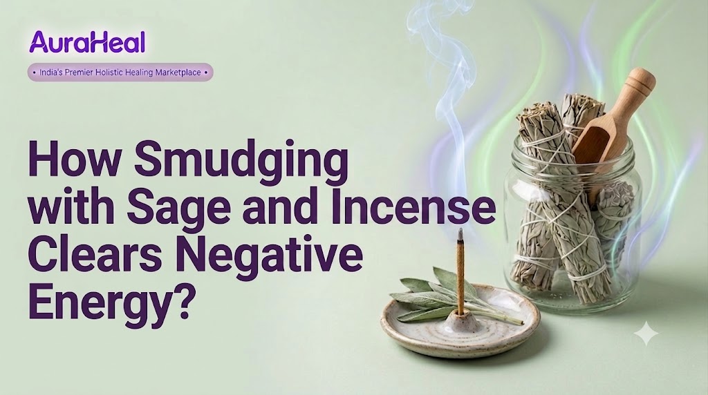 How Smudging with Sage and Incense Clears Negative Energy?